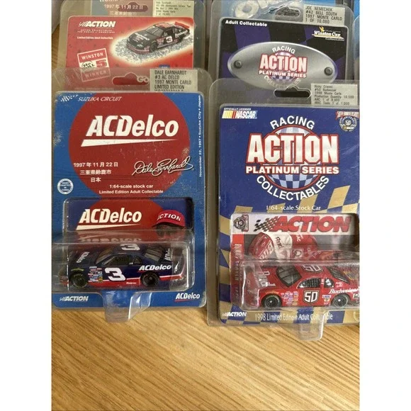 Mixed Lot Of24 1:6 Vintage NASCAR Collectables
